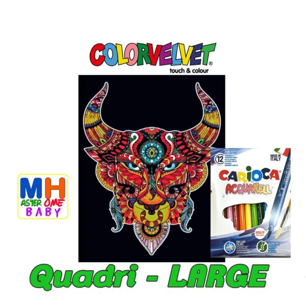 Colorvelvet Quadri-LARGE